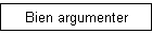 Bien argumenter